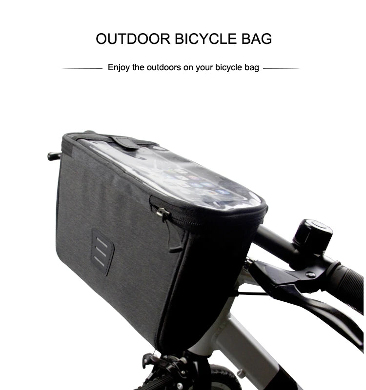 PC Sino Oem Bicycle Handlebar Bag Travel Front Bag For Bike Accessories Frame Cycling Top Tube Outdoor Phone Bags