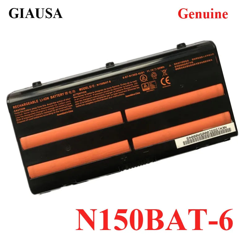 PC Genuine N150BAT-6 Laptop Battery  Clevo N150BAT-6 N170SD N150SD N151SD N155S 6-87-N150S-4292