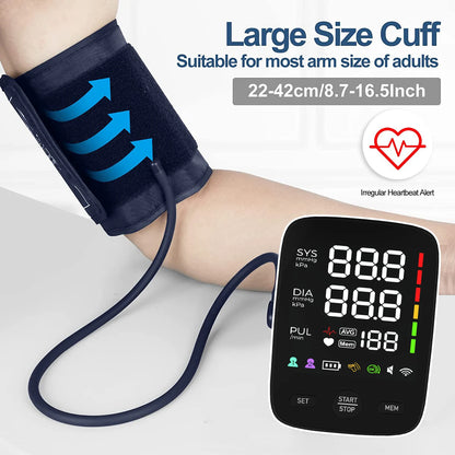 New CE MDR RoHS Approved Customized Bluetooth Upper Arm BP Machine Electric