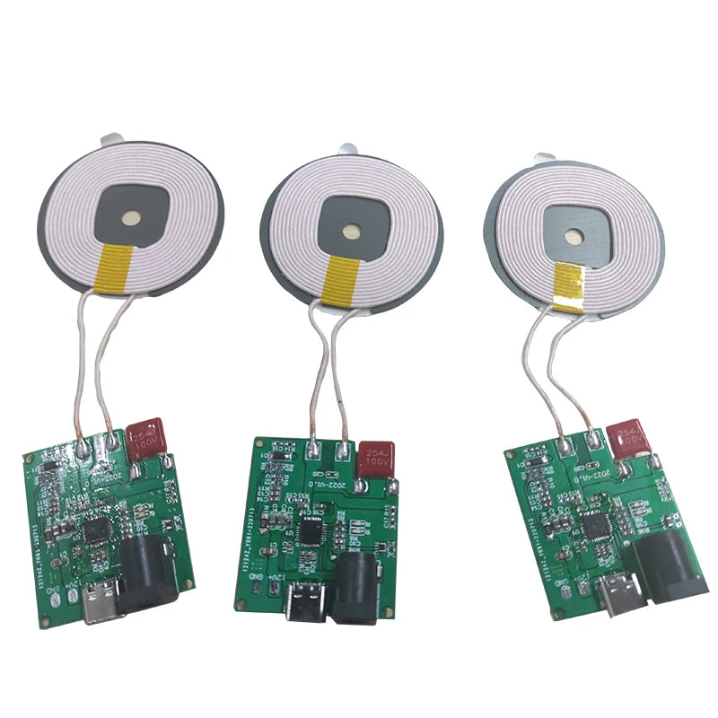 PC 5W 10W 15W Mobile Phone Wireless Charger PCBA Wireless Charging Module Qi Wireless Charging Coil