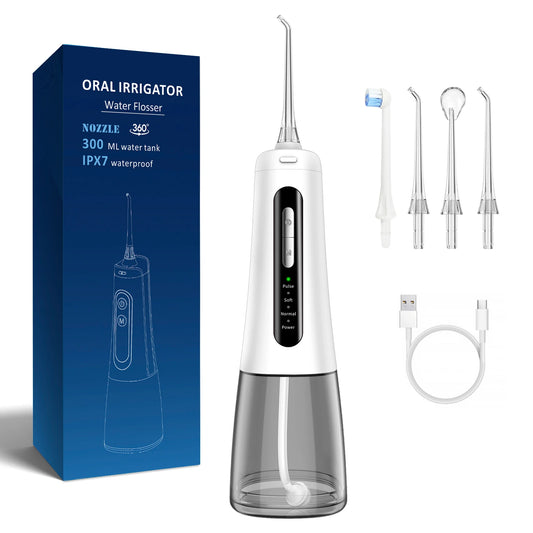 New Cordless Portable Water Flosser - Long-Lasting Battery, Ready for Use A