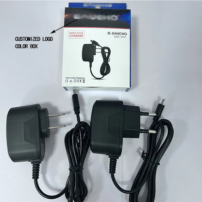 PC EU/US 5V1A2A power adapter  mini USB electronic wall charger in stock, mobile phone charger power supply 5V output