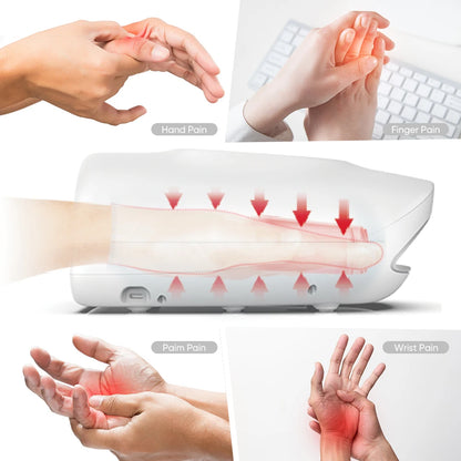 PCHeating Electric Therapy Vibrating Acupressure Wearable Palm Hand And Wri