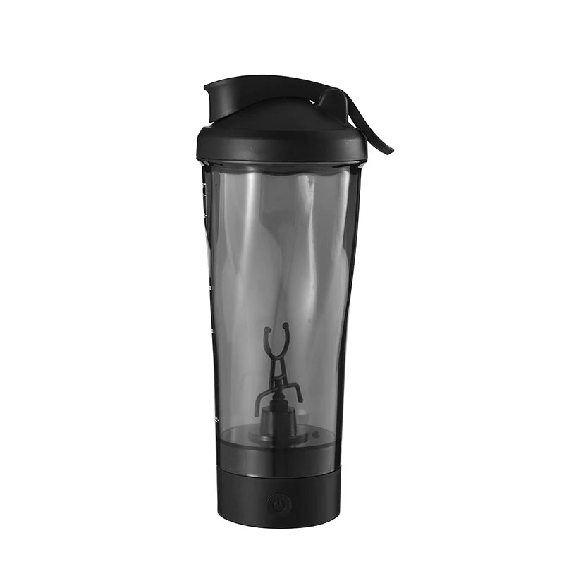 Nouveau shaker électrique portable avec logo personnalisé, bouteille de shaker pour protéines en tritan de 600 ml