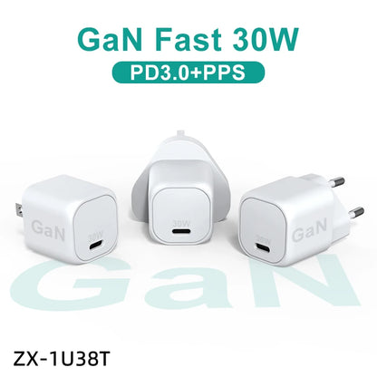 PC Factory Direct 20W 25W 30W 45W 50W 65W 100W 150W GaN PD Wall Usb Fast Mobile Phone Charger For Iphone Laptop desktop Macbook KC