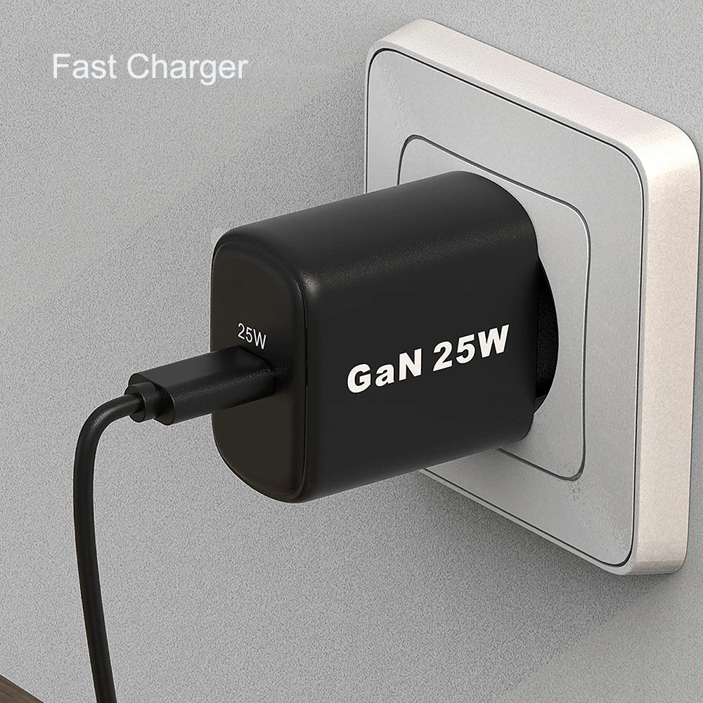 PC Custom Logo Charger Head 20w 25w 30w 35w 45w 65w 100w 120w 240w Portable Phone Charger  iphone charger fast charge type c