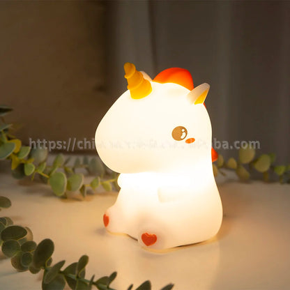 New 2025 New gifts Spaceman night light led white silicone night lamp recha