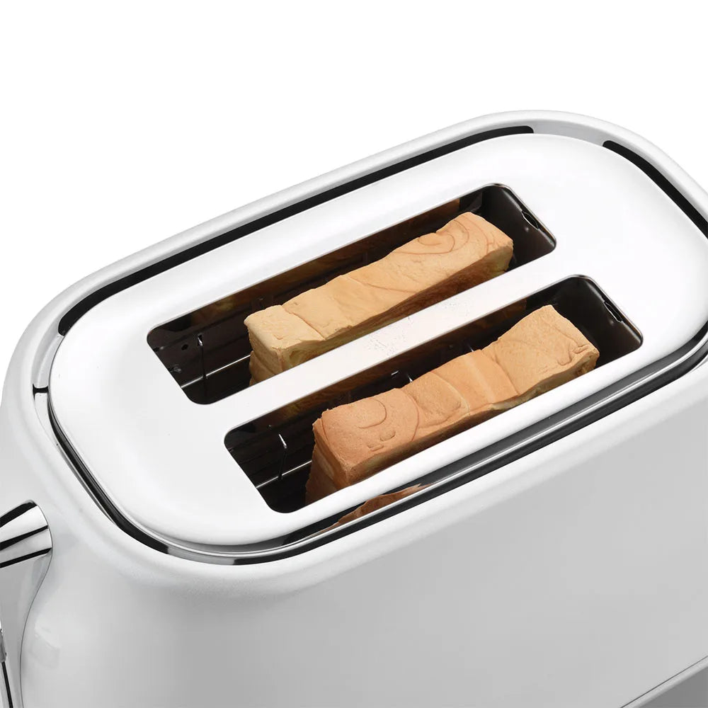 New High quality retro toaster tostadoras 2 slice digitales kitchen black m