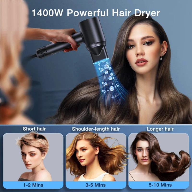 New Smart Hair Dryer Screen Digital Lcd Multifunctional Professional High S