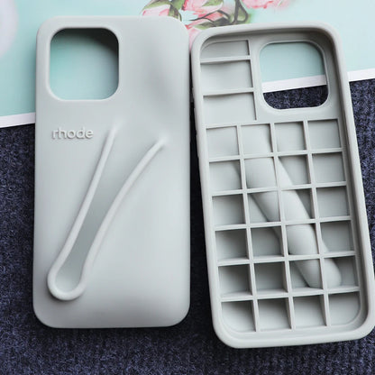 PC 3D Lipstick rhoed Hole Design Silica Gel IPhone Case For Iphone 15 14 13 12 11 Pro Max Back Cover phone Accessories wholesale