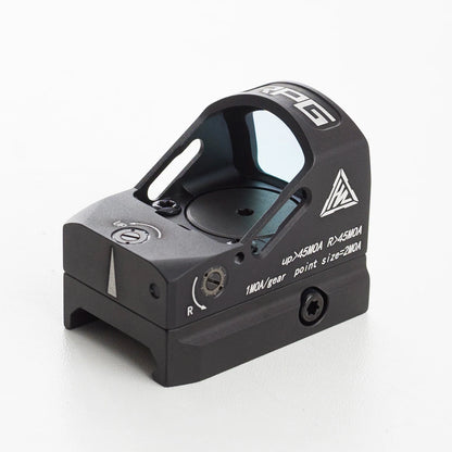 HAWKEYE-RPG MINI 2 MOA Red Dot Sight 1×24 Footprint For Real Pistol Refle Shotgun, Shake Awake, Waterproof, Top Battery Install