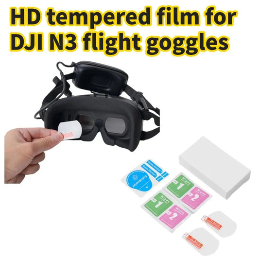 HD Tempered Film For DJI N3 Flight Goggles HD Imaging Anti-oil Anti-water Installation Tool For DJI N3 Accessories