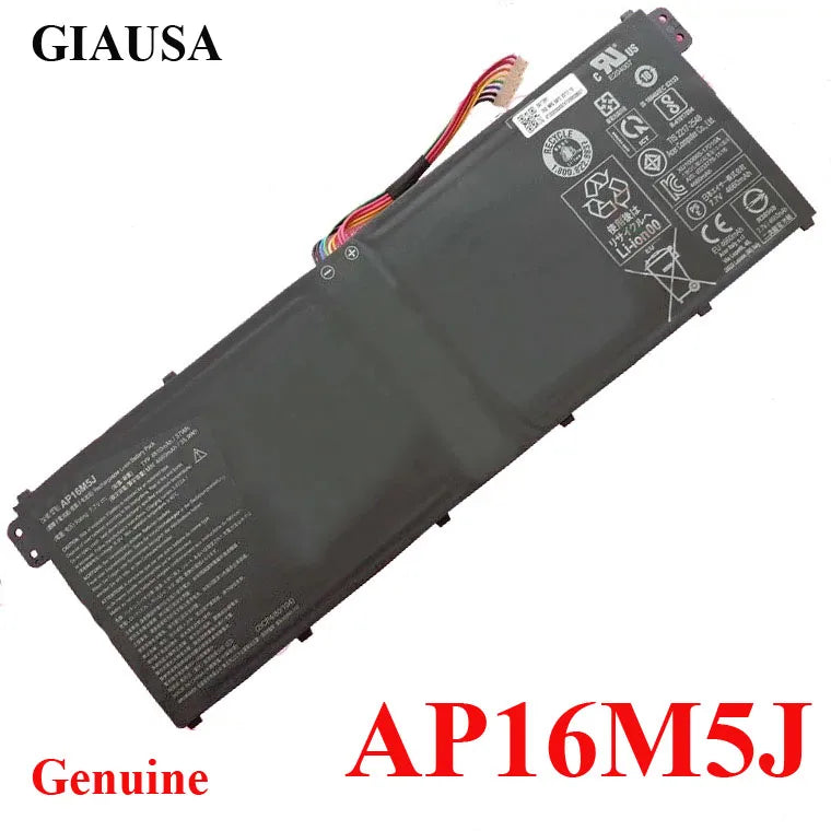 PC Genuine AP16M5J Laptop Battery  Acer Aspire 1 A114-31 For Aspire 3 A315-21 A315-51 A515-51 A315 KT.00205.004