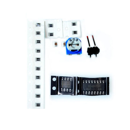 Water Lamp Kit NE555 + CD4017 Water Lamp Electronic DIY Spare Parts Electronic Production Electronic Suite Ne555p & 4017