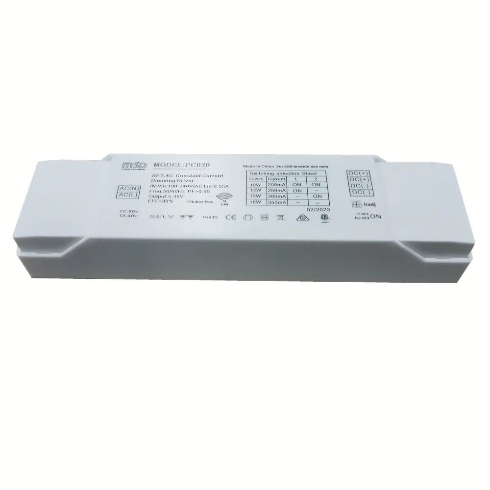 PC2023 new arrival 9-40V 15W smart wifi led driver plastic case hot sale it