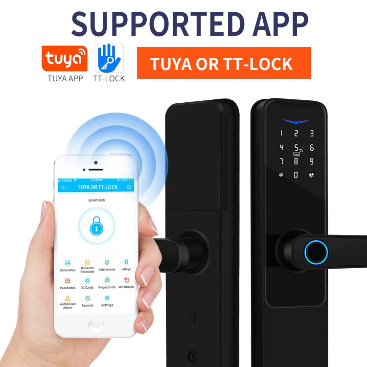 New Factory price Tuya Wifi Electronic Door Smar Lock Keyless Smart Biometr