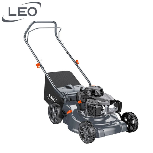 LEO LM40-E Garden tool sets 4-Stroke Cordless lawnmowers mini Hand Push Rear gasoline lawn mower