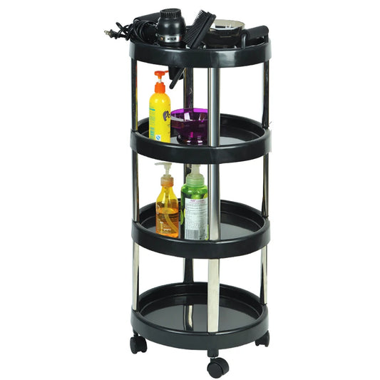 PC Hairdressing Tool Trolley Barber Shop Barber Trolley Shelves Hairdressing Trolley Hair salon Tool Trolley Beauty Nail Trolley