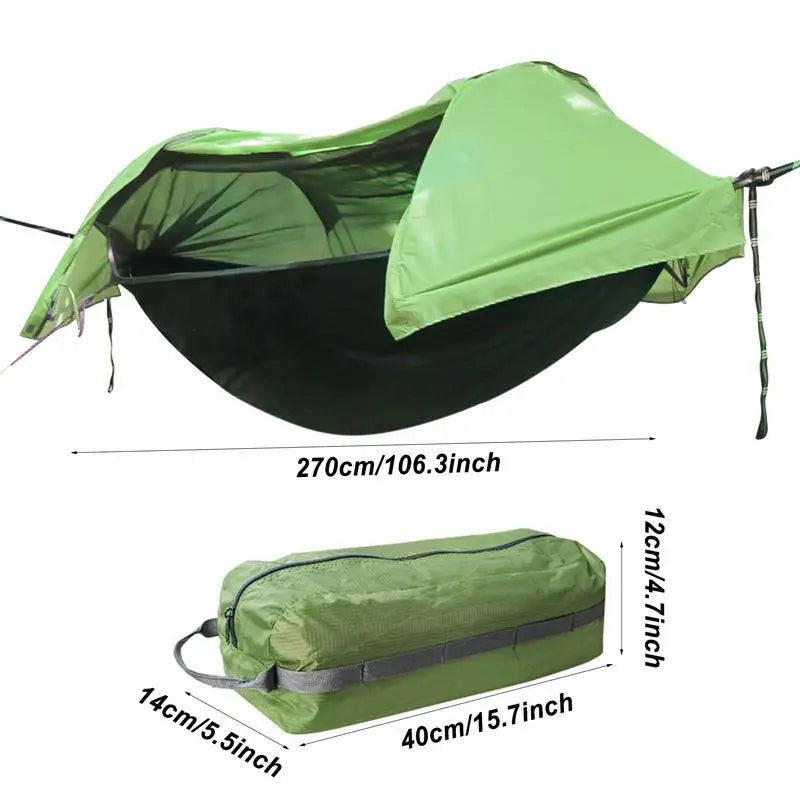 PC Hammock Tent Waterproof Backpacking Hammock 2 Person Backyard Hammock Wi