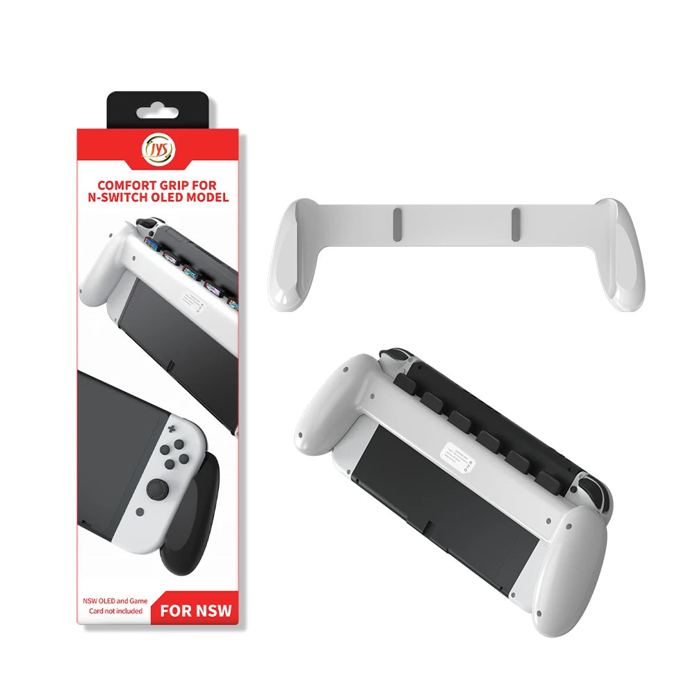 Hand Grip for Nintendo Switch OLED Console Handle with 6 Game Cards Store Slot Handheld Handle Holder for NS OLED Accessories