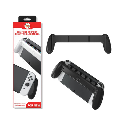 Hand Grip for Nintendo Switch OLED Console Handle with 6 Game Cards Store Slot Handheld Handle Holder for NS OLED Accessories