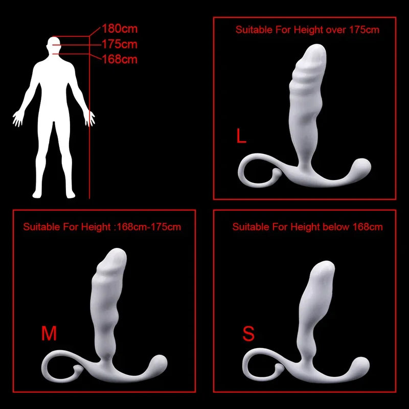 GtoozaHandheld Anal Plug Butt Plugs Dilator Hard Dildos  Women Men Prostate Massager Erotic Sex Toys Adults Games Couples Bondage gtooza.com