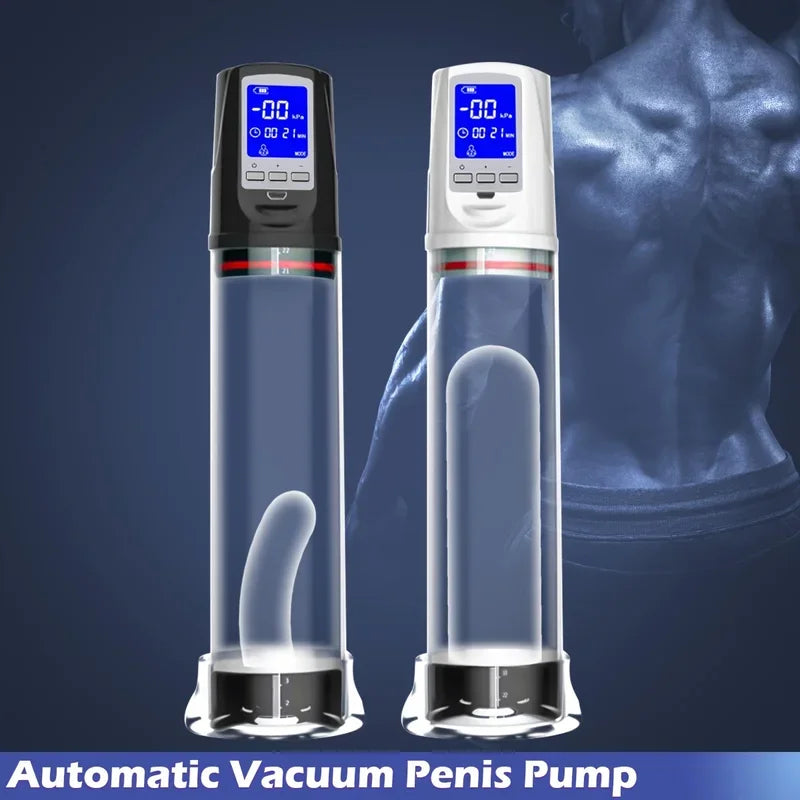 Gtooza_Hannibal LCD Electric Enlargement Extend Penis Trainer Male Masturbators Cup  Pump Sex Toys  Men gtooza.com