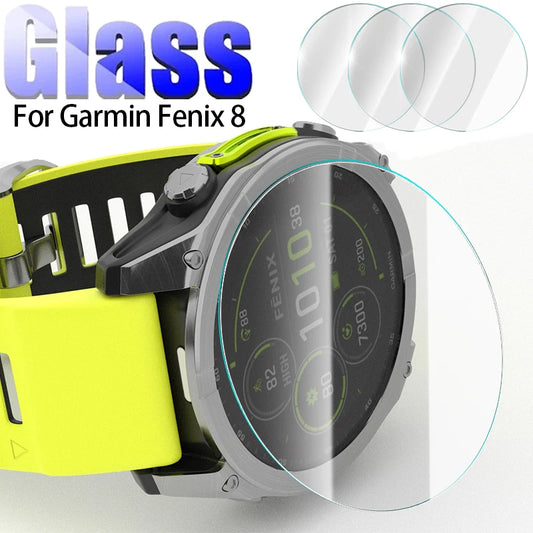 Hard Glass Protective Films For Garmin Fenix 8 51MM 47MM 43MM Fenix8 Smart Watch Tempered Glass Screen Protector Cover