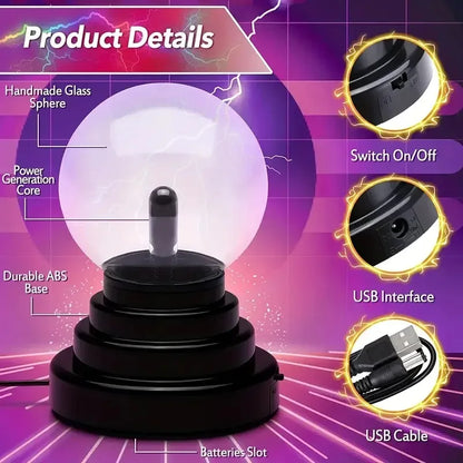 New Wholesale Novelty Static Sphere Plasma Lamp Magic Touch-Sensitive Plasm