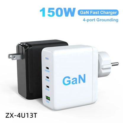 PC Factory Direct 20W 25W 30W 45W 50W 65W 100W 150W GaN PD Wall Usb Fast Mobile Phone Charger For Iphone Laptop desktop Macbook KC