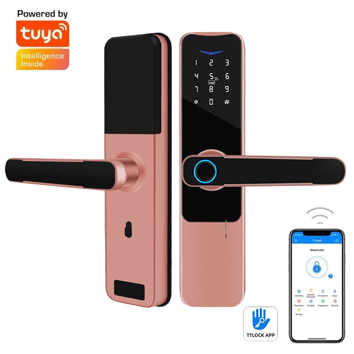 New Factory price Tuya Wifi Electronic Door Smar Lock Keyless Smart Biometr