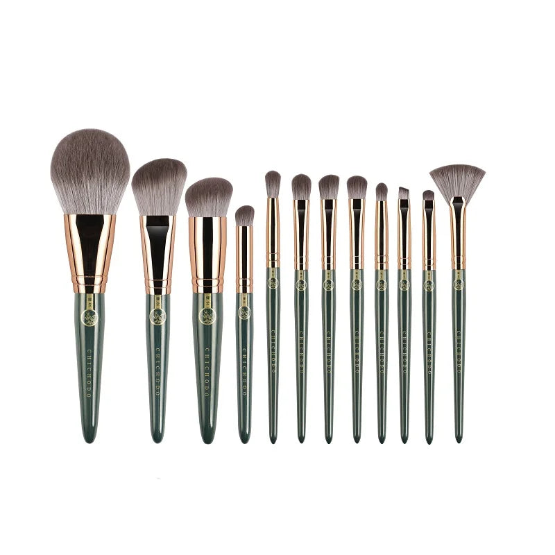 CHICHODO Makeup Brush-Green Cloud Cosmetic Brushes Series-High Quality Fiber Beauty Pens-Professional Make up Tools