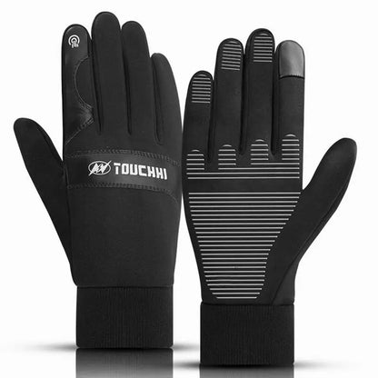 PC Heated Electric Gloves Full Finger Workout Gloves Waterproof Winter Touc