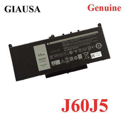 PC J60J5 Laptop Battery For Dell Latitude E7270 E7470 J60J5 R1V85 MC34Y 242WD