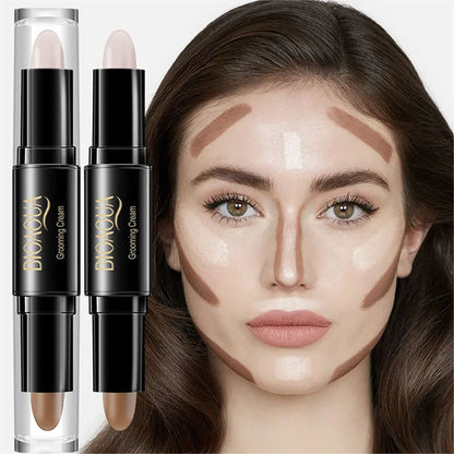 High Quality Professional Makeup Base Foundation Cream  Face Concealer Contouring  Face Bronzer Beauty Women's Cosmetics