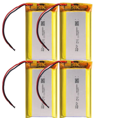 PC High Qulity 3.7V 10000mAh 1260110 Rechargeable Polymer Batteries Lipo Li-Po  Toy Power Bank GPS Laptop Camping Lights Diy