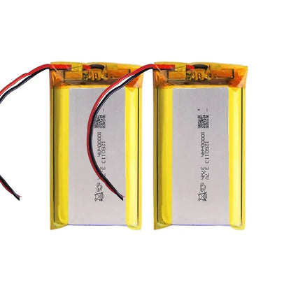 PC High Qulity 3.7V 10000mAh 1260110 Rechargeable Polymer Batteries Lipo Li-Po  Toy Power Bank GPS Laptop Camping Lights Diy