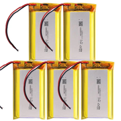 PC High Qulity 3.7V 10000mAh 1260110 Rechargeable Polymer Batteries Lipo Li-Po  Toy Power Bank GPS Laptop Camping Lights Diy