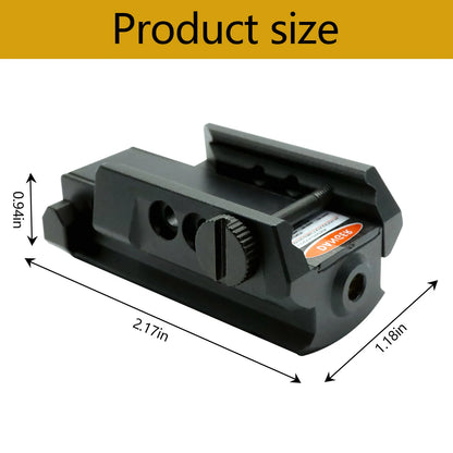 Hisecome Monochrome Laser Sight，Rugged, Compact And Shockproof, EasyTo Carry, With Built-In Battery And Magnetic Charge