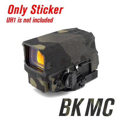 Holografica Red Dot Sight Wrap Protection Camouflage Sticker Black MC/MC Only Sticker For UH1RDS Sight