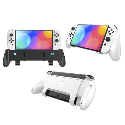 Host Anti Slip Grip Handheld Grip for CASE with Kickstand Handle Grip Stand with Game Cards Slot for SWITCH OLED