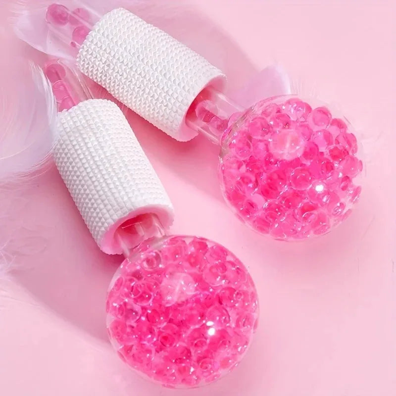 Hot Sale 2Pcs Box LCE Globes For Facials Cooling LCE Balls For Face LCE RollerFacial Massager Tool For Face And Eyes