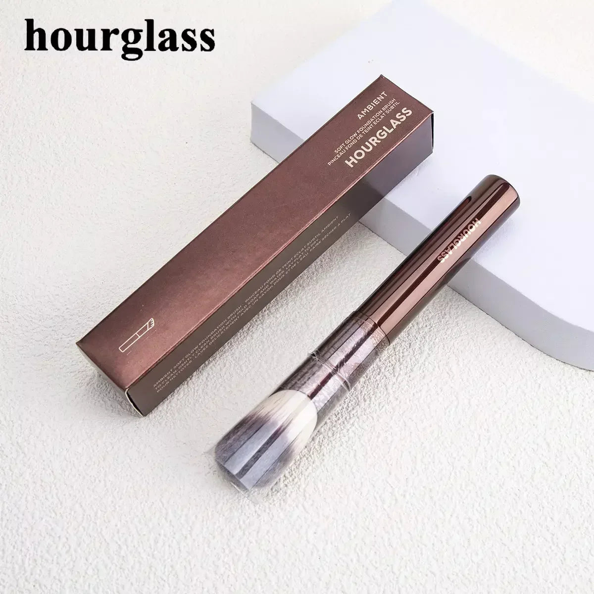 Hourglass Makeup Brushes Long Handle Oblique Foundation Make-up Brush  Foundation Buffing Brush Concealer Brush Makeup Tools