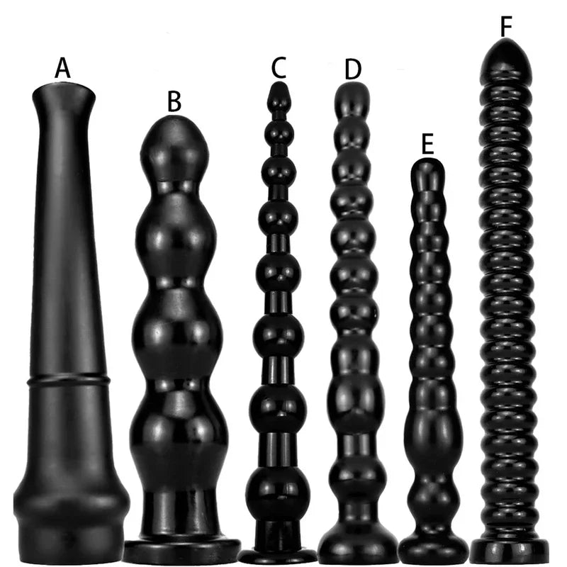 GtoozaHuge Long Female Masturbator Toys  Adult Large Butt Plug Big Anal Dildo Stimulate Anus and Vagina Sex Products gtooza.com