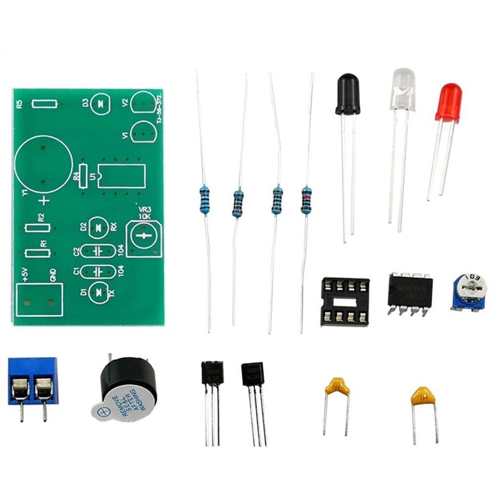 Human Body Sensor Alarm DIY Electronic Kit Soldering Project Practice Suite Infrared Sensor Analog Circuit TJ-56-371