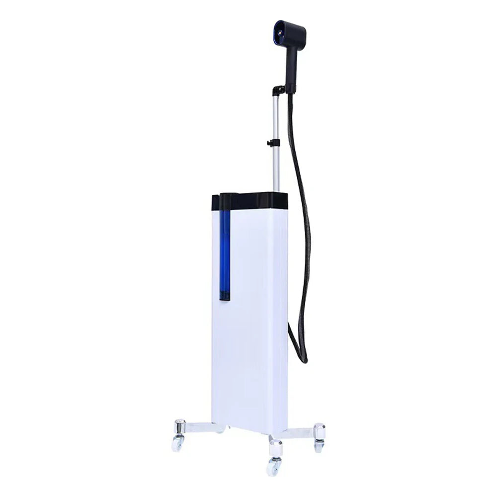 PC Humidifier Facial 2 In 1 Shampoo Hair Steamer Rolling Stand Hooded Hair Dyeing Coloring Perming Conditioning Salon Spa Steamer