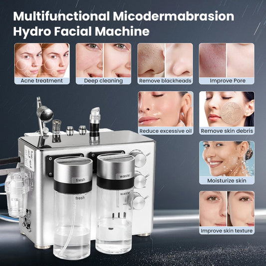 PC Hydro Dermabrasion Skin Lifting Spa 3in1 H2-O2 Water Dermabrasion Tighte