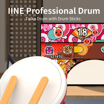 IINE Taiko Drum Master Compatible Nintendo Switch/Lite/OLED