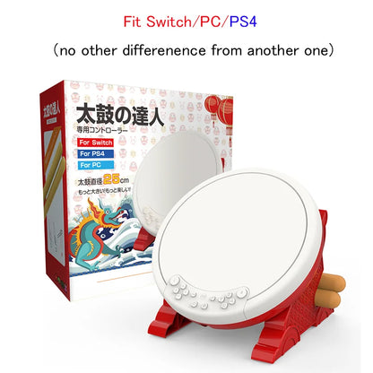 IINE Taiko Drum Master Compatible Nintendo Switch/Lite/OLED