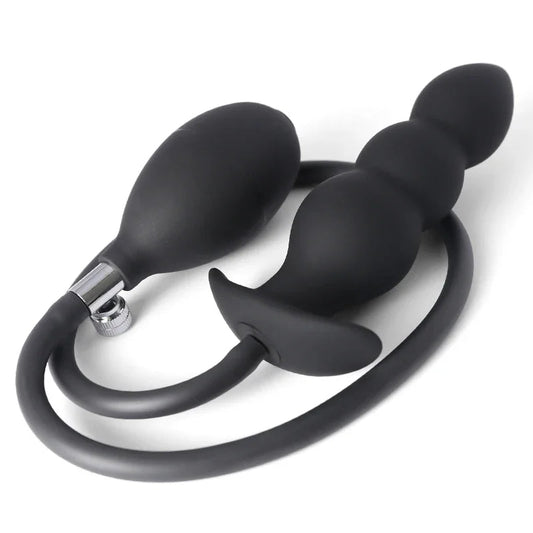 Gtooza_Inflatable Anal Metal Ball Plug Sex Toys  Men Women Huge  Ass Butt Dilator Prostate Massager G Spot Stimulator gtooza.com